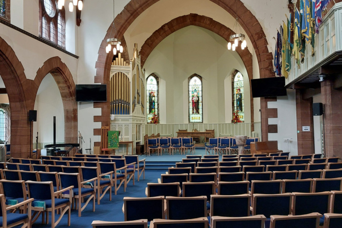 Internal View of Church